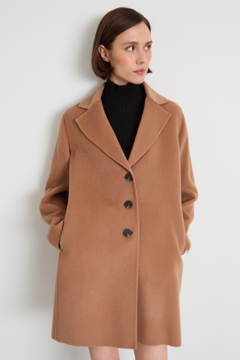 Cappotto in doppio drap