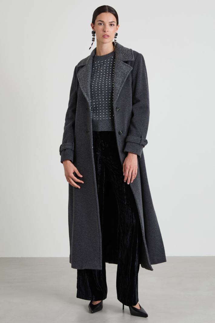 Cappotto in velour Intrend