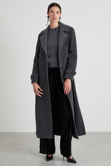 Cappotto in velour Intrend