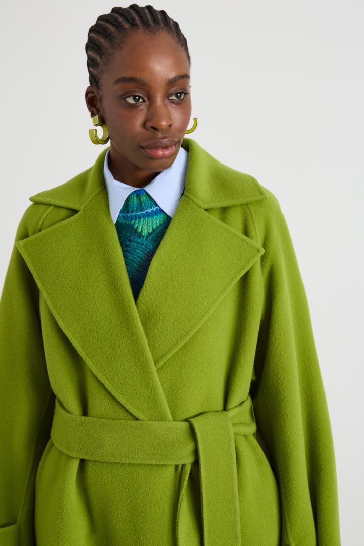 Double-faced wool coat Intrend - 4