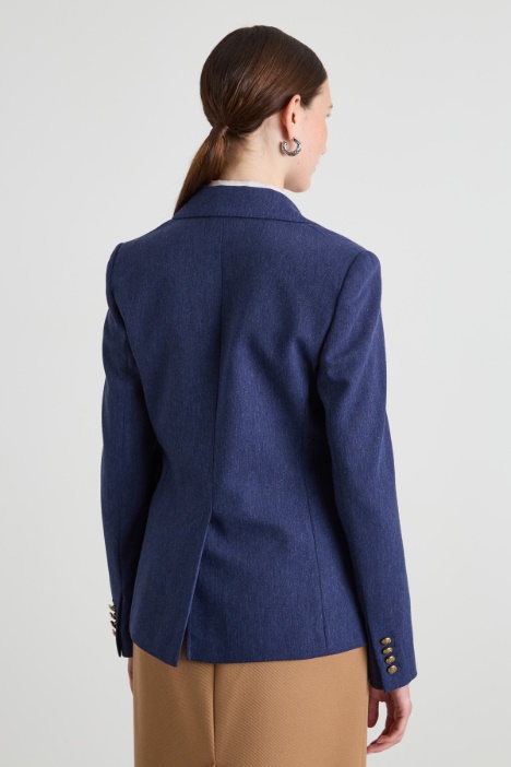 Blazer in gabardina