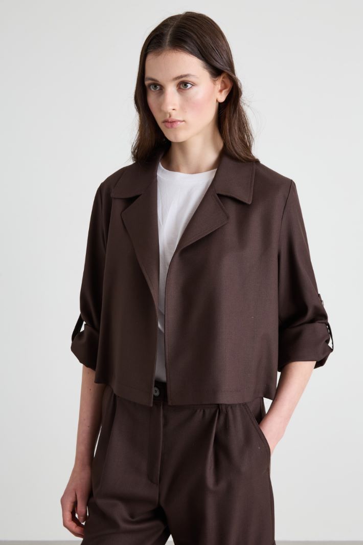 Pure wool crop jacket Intrend - 3