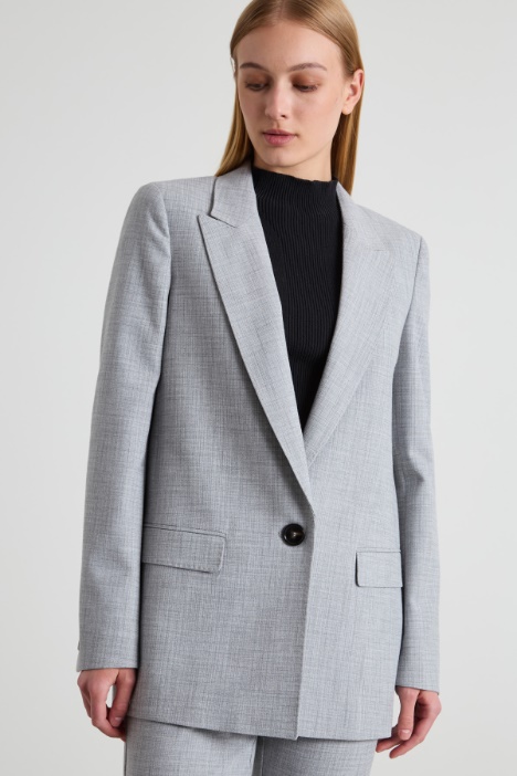 Basketweave blazer Intrend