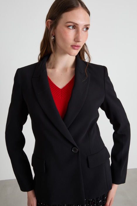 Blazer doppiopetto in cady