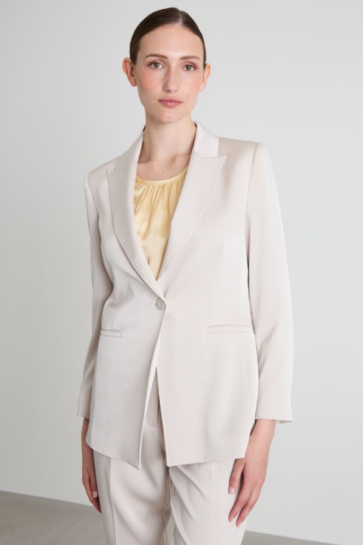 Blazer in enver satin lucido Intrend - 3