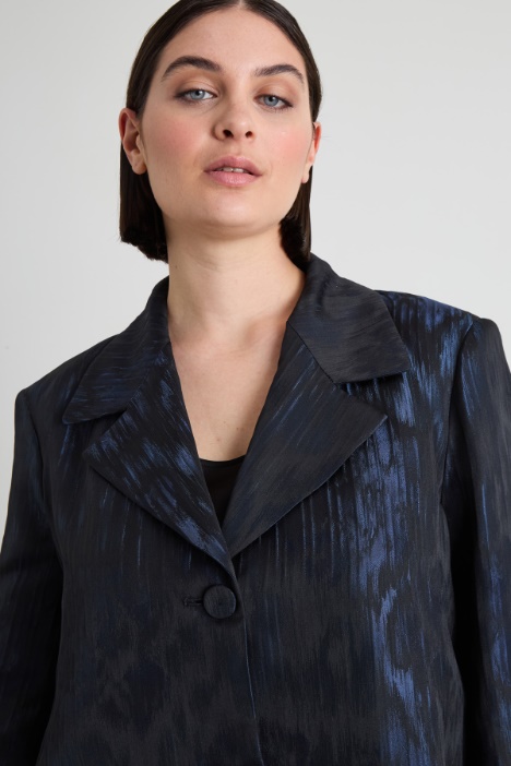 Giacca in tessuto jacquard