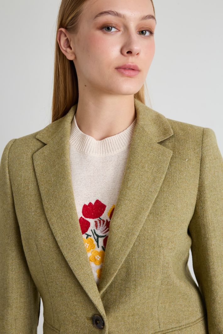 Blazer de espiga Intrend - 4