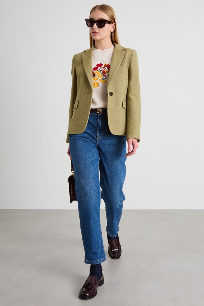 Blazer de espiga Intrend - 3