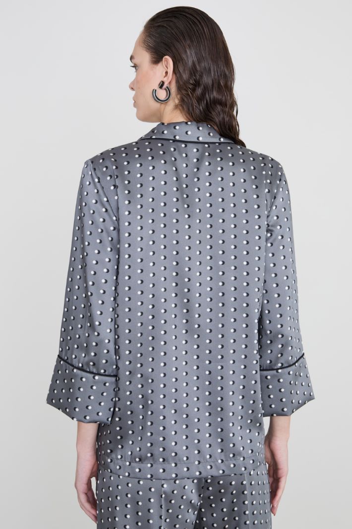 Deconstructed twill blazer Intrend - 2