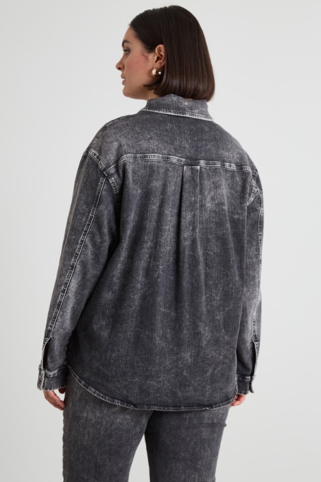 Giacca in denim di cotone