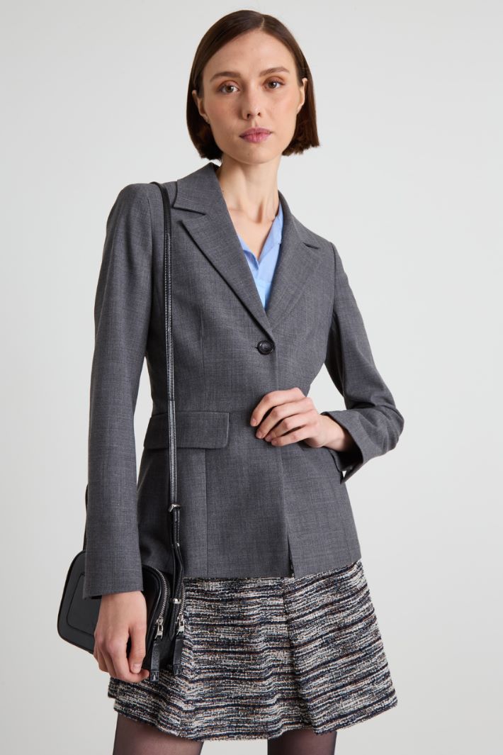 Blazer in tela Intrend