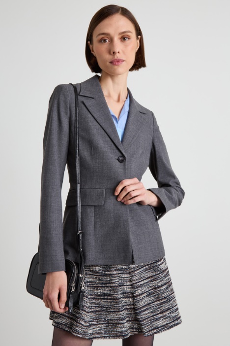 Canvas blazer Intrend