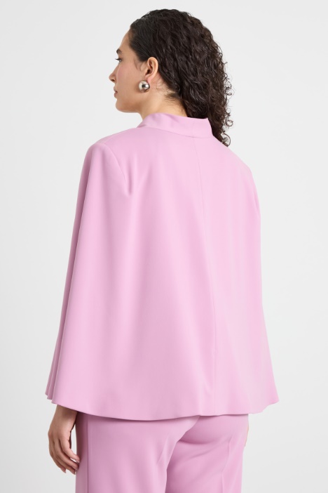 Giacca a cappa in cady