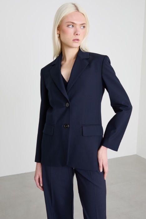 Stretch canvas blazer Intrend