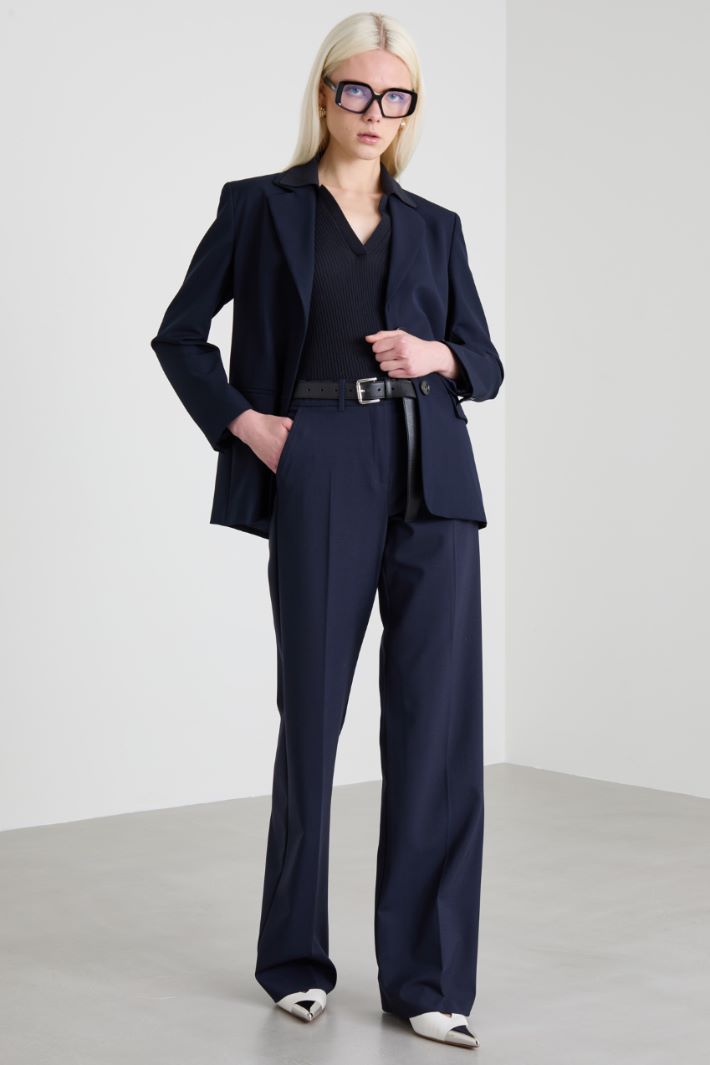 Stretch canvas blazer Intrend - 3