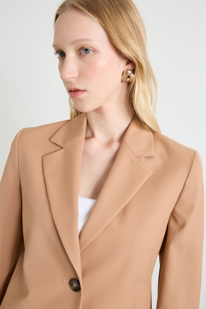 Stretch canvas blazer Intrend - 4