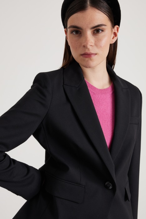 Blazer in gabardina