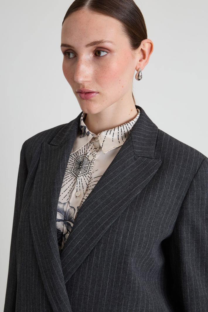 Pinstripe blazer Intrend - 4