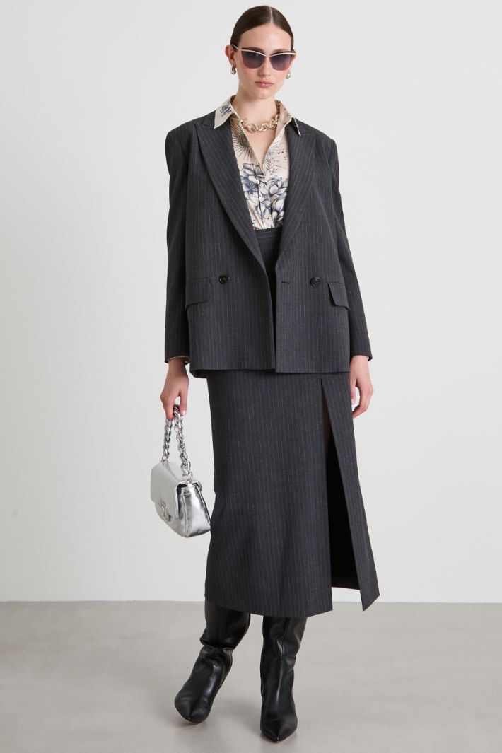 Pinstripe blazer Intrend - 3