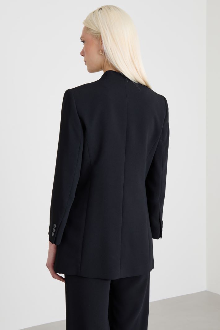 Blazer in enver satin Intrend - 2
