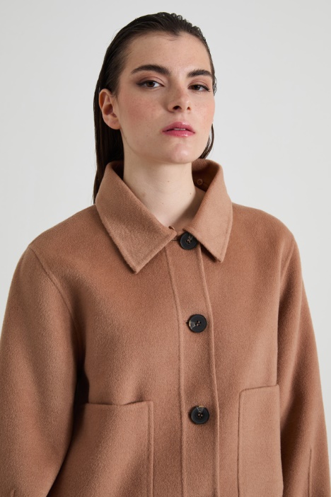 Caban con collo rimovibile