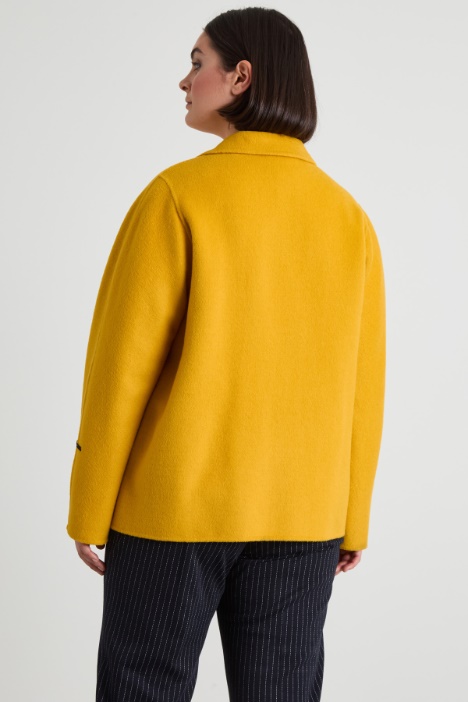 Caban in doppio di lana