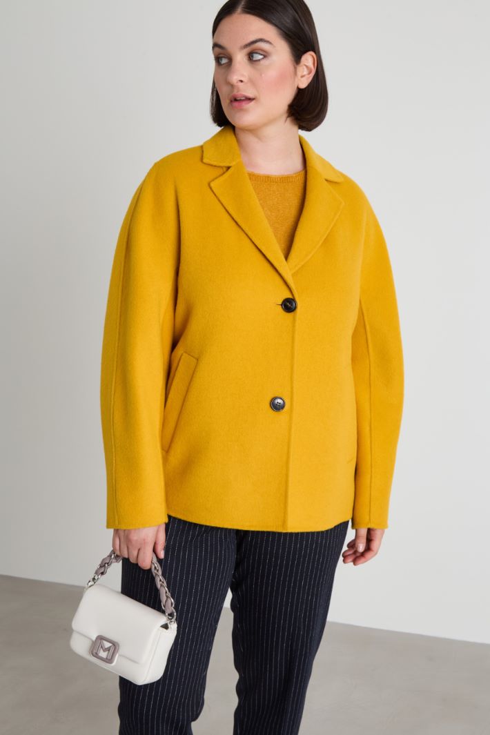 Double-faced wool pea coat Intrend - 2