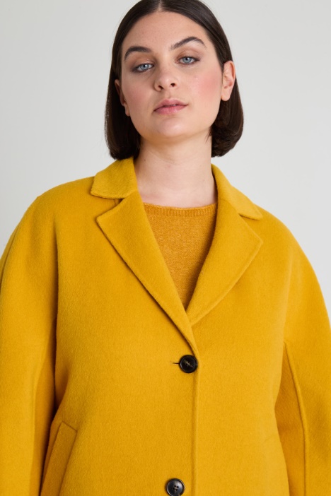 Caban in doppio di lana