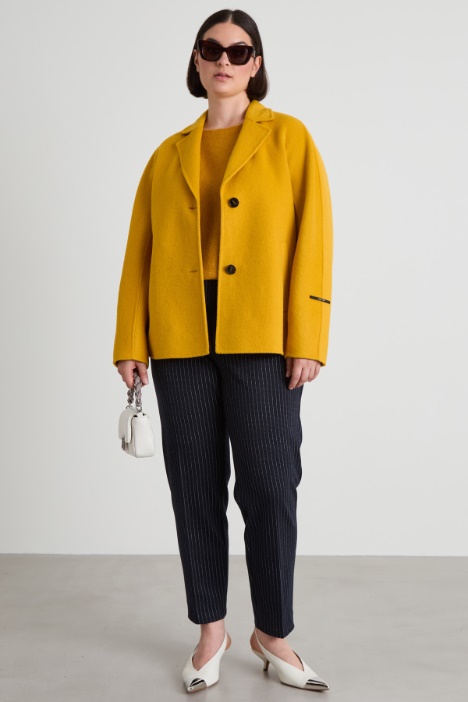 Double-faced wool pea coat Intrend