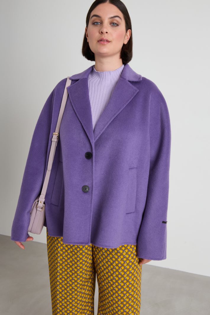 Double-faced wool pea coat Intrend - 2