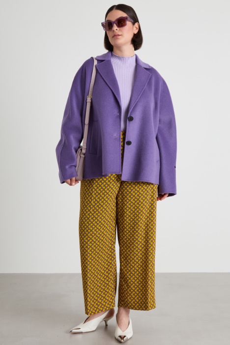 Double-faced wool pea coat Intrend
