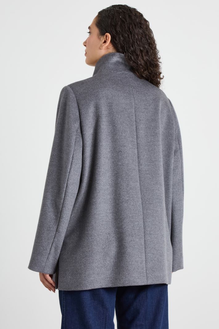 Coat in wool drap Intrend - 3