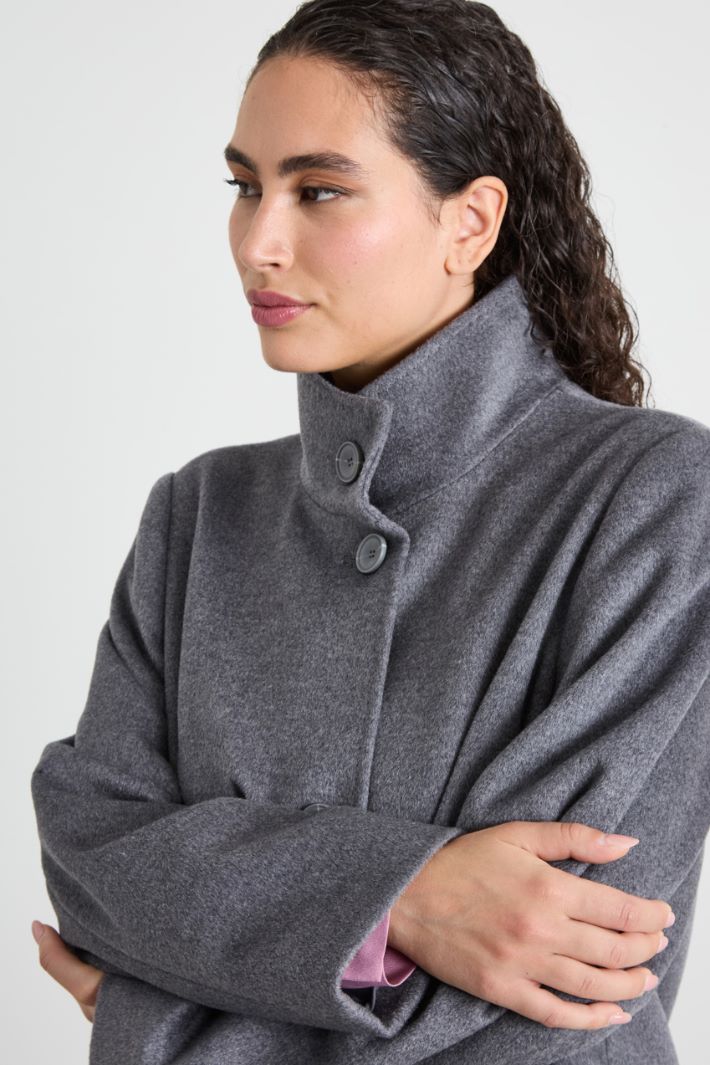 Coat in wool drap Intrend - 4