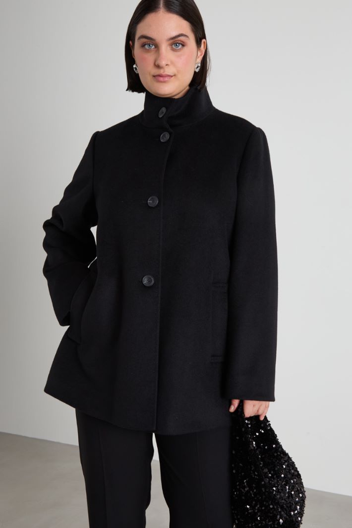 Coat in wool drap Intrend - 2