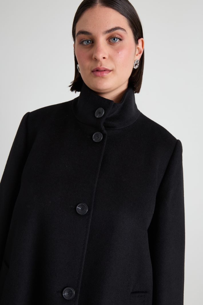 Coat in wool drap Intrend - 4