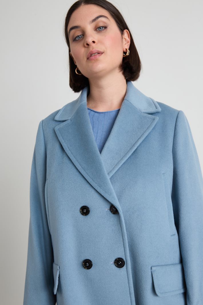 Wool drap pea coat Intrend - 4