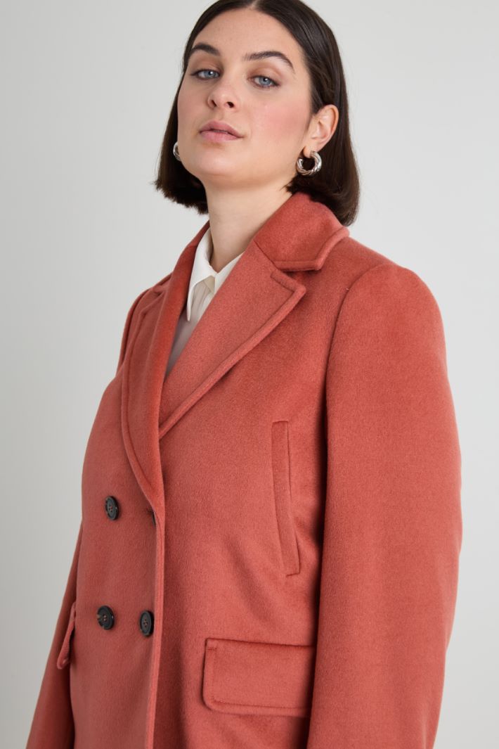 Wool drap pea coat Intrend - 4