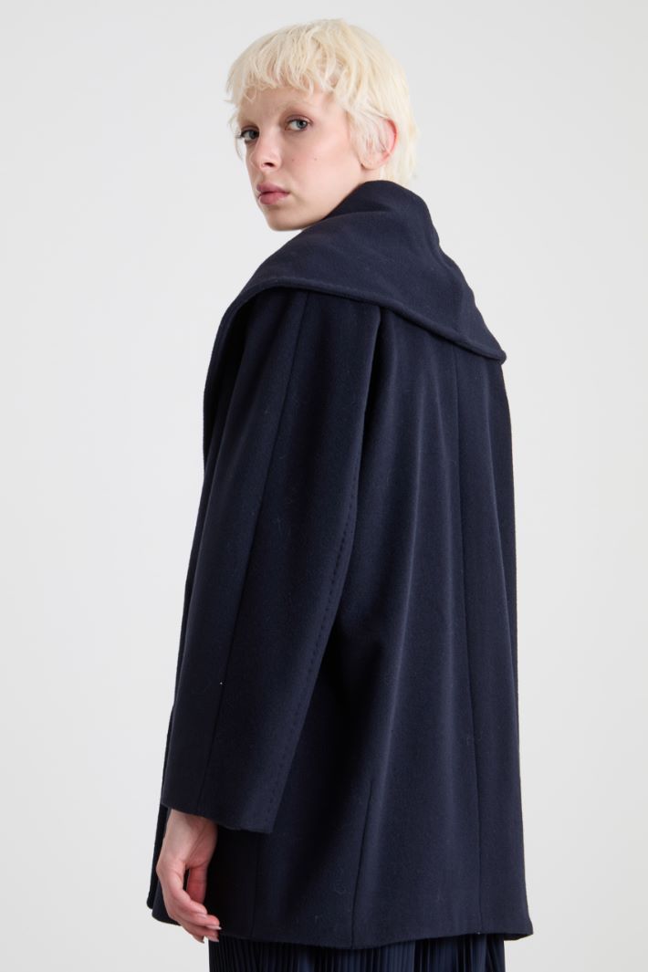 Pea coat with wide neck Intrend - 3