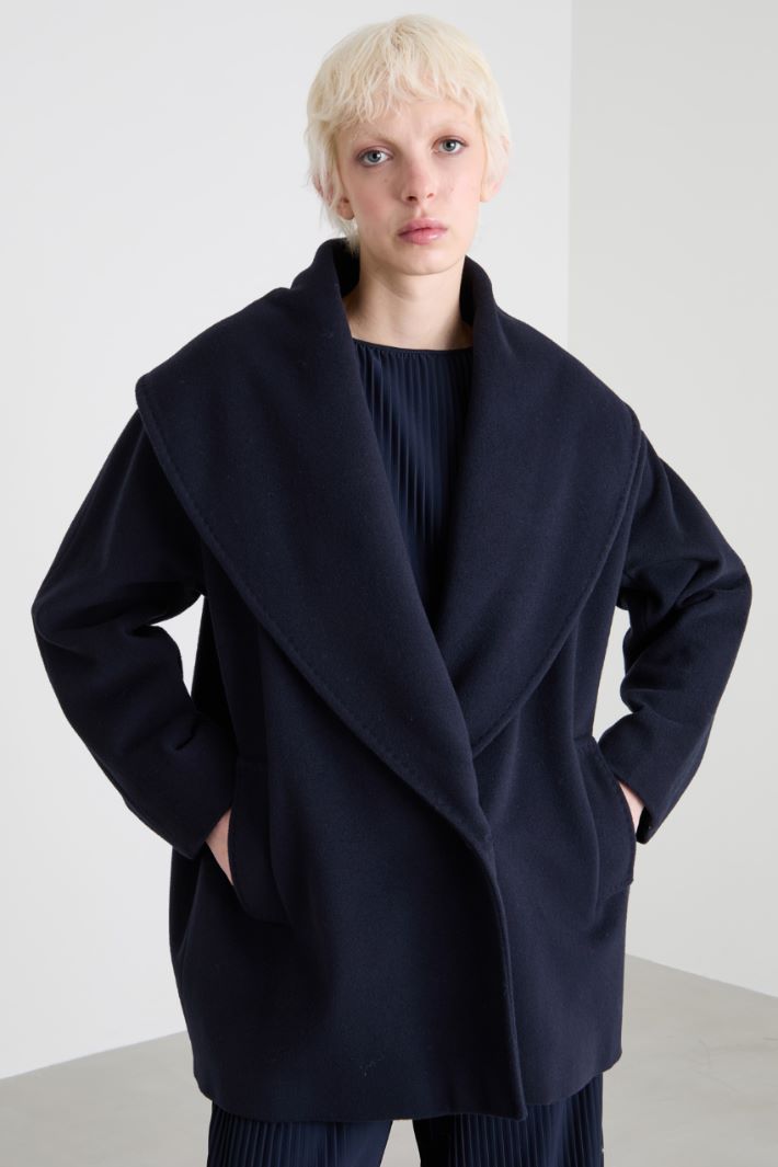 Pea coat with wide neck Intrend - 2