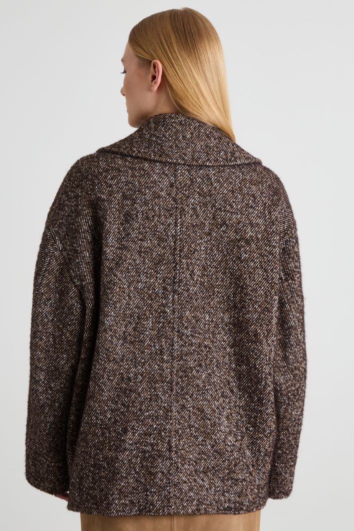 Caban doppiopetto in tweed Intrend - 3