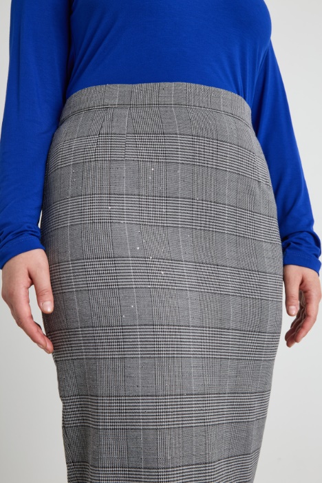 Gonna a tubino in tinto filo