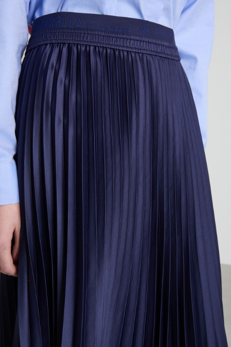 Falda longuette plisada