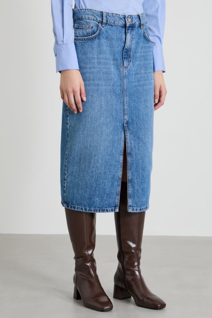 Denim skirt Intrend - 3