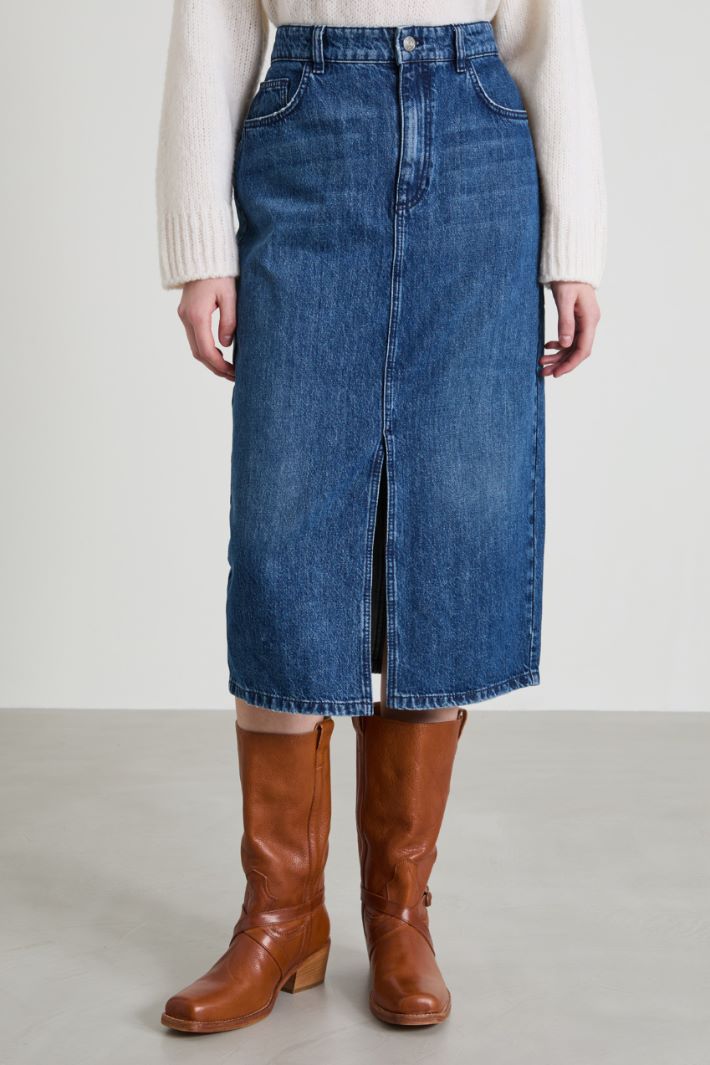 Gonna in jeans