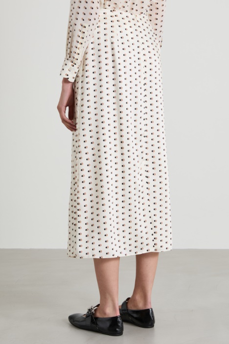 Gonna scivolata in twill