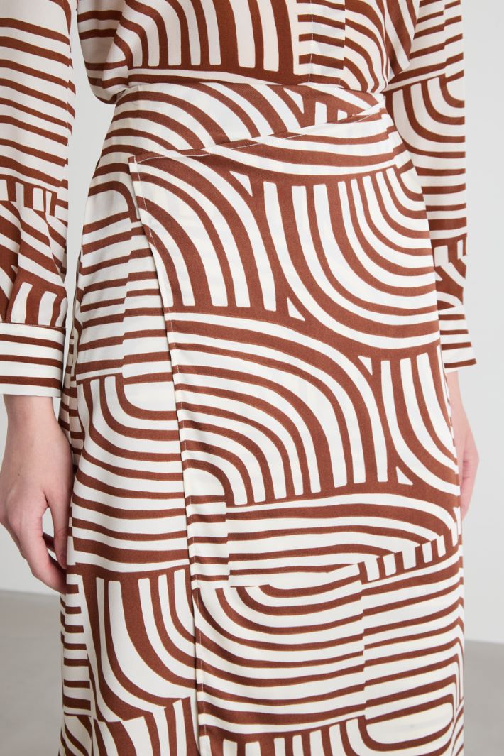 Gonna scivolata in twill Intrend - 2