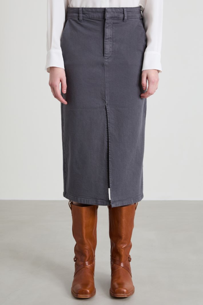 Slit-detail skirt Intrend - 2
