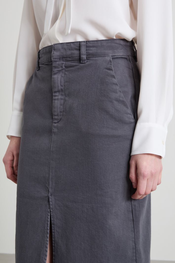Slit-detail skirt Intrend - 4