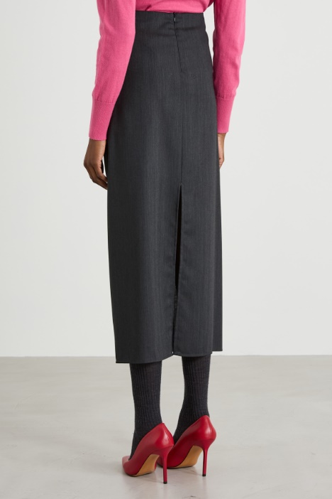 Gonna con drappeggio