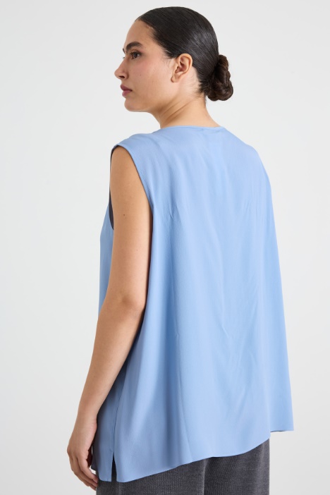 Top in crépe